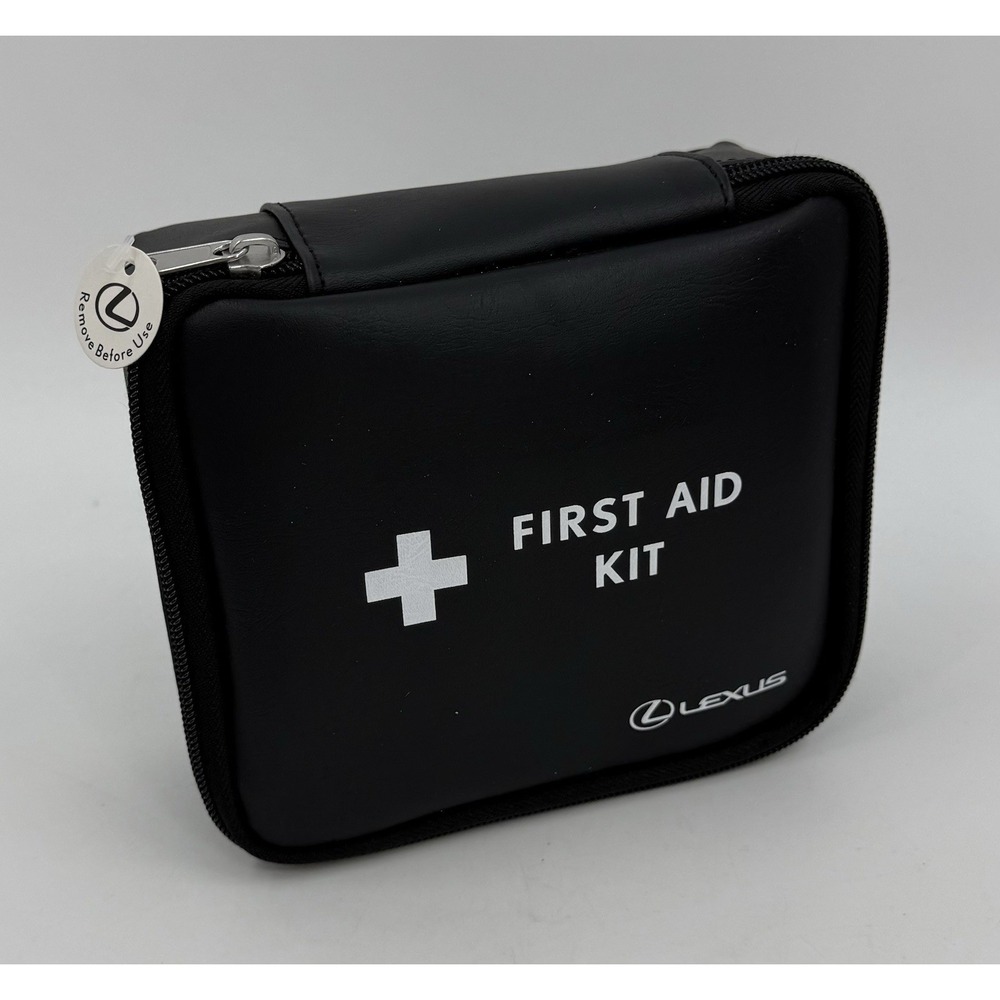 Lexus‎ First Aid Kit Emergency Medical Supplies Black Case OEM Original Sealed